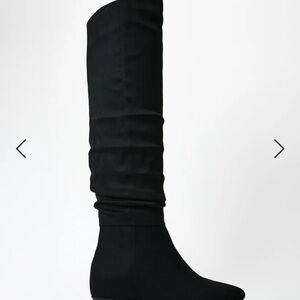Women's Black Knee-High Boots